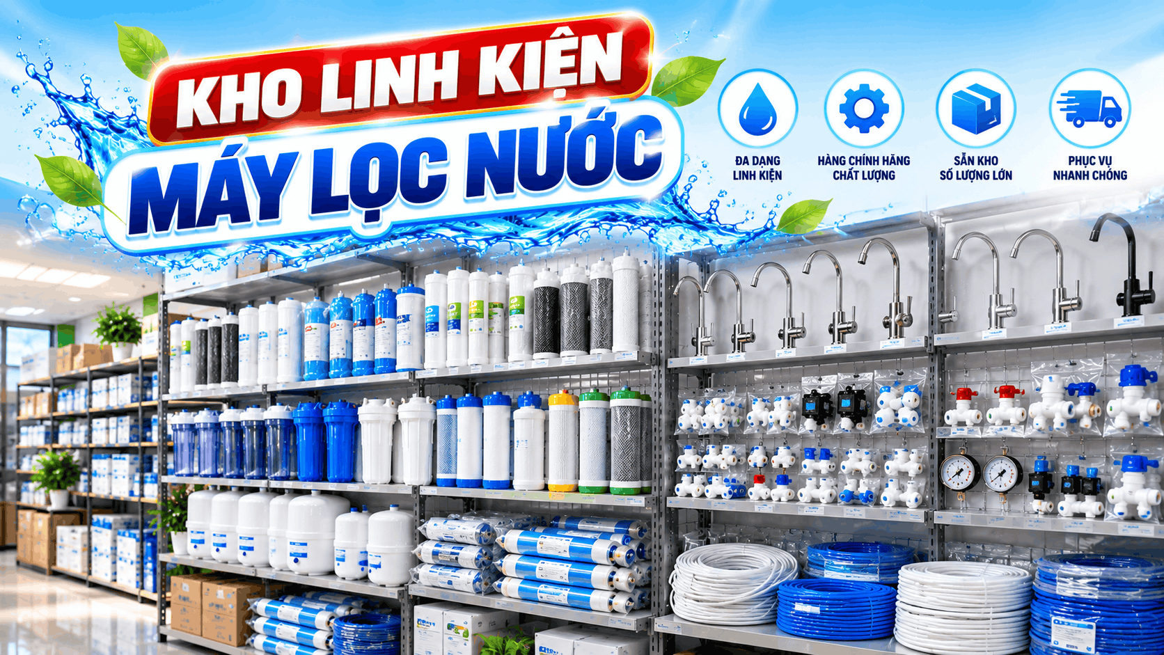 tổng kho linh kiện máy lọc nước