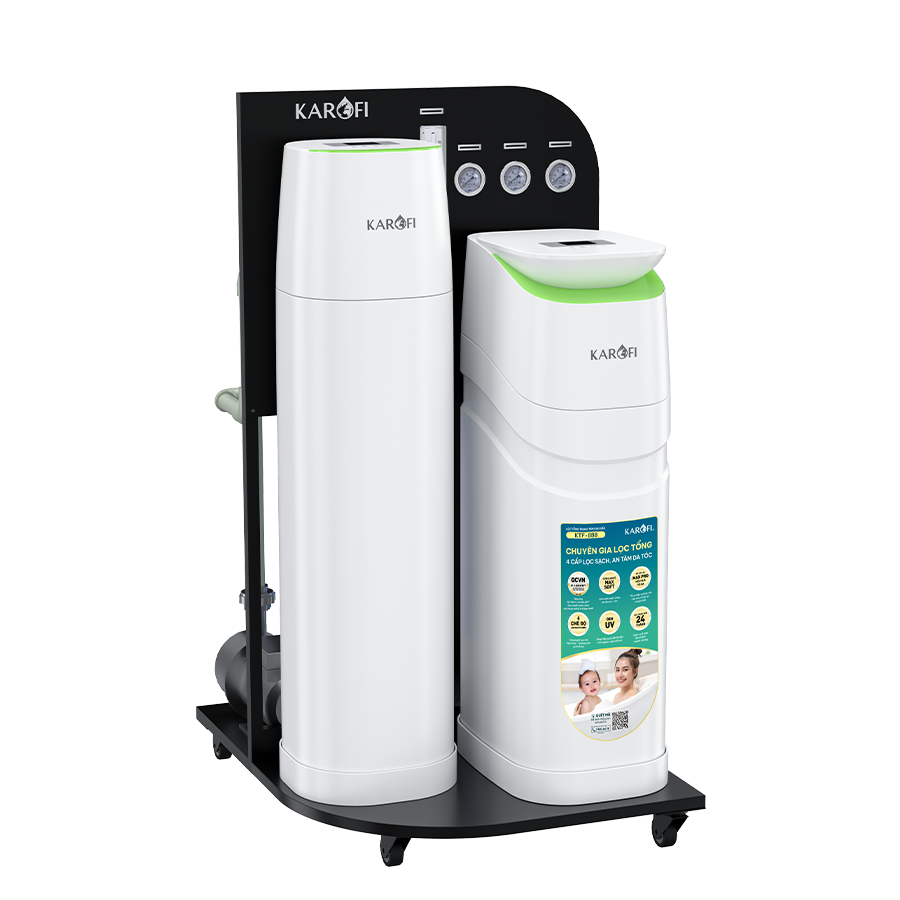 Hệ thống lọc nước tổng đầu nguồn cao cấp Karofi KTF-888